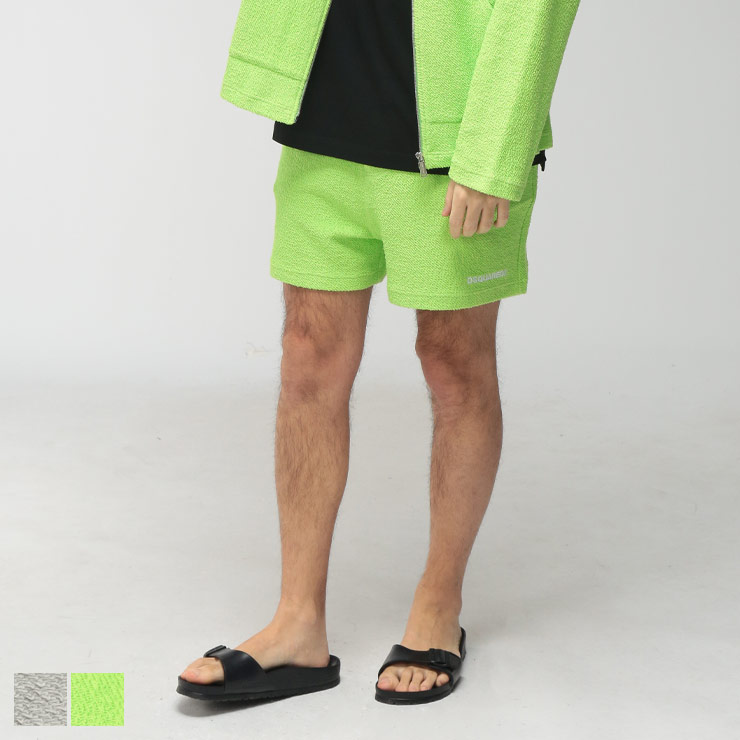 ディースクエアード DSQUARED2 メンズ ショートパンツ ミニロゴ 前閉じ スポンジショーツ D2D7N1E6580 ブランド ボトムス パンツ パイル 春 夏