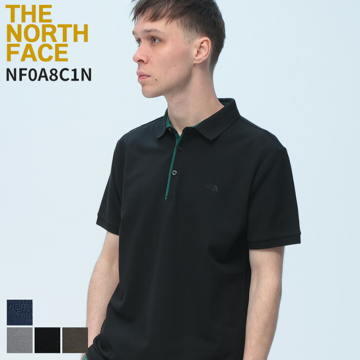 THE NORTH FACE (ザ ノースフェイス) ポロシャツ 半袖 ワンポイント 刺繍 SLIM トップス シンプル コットン NF0A8C1N 7,700円