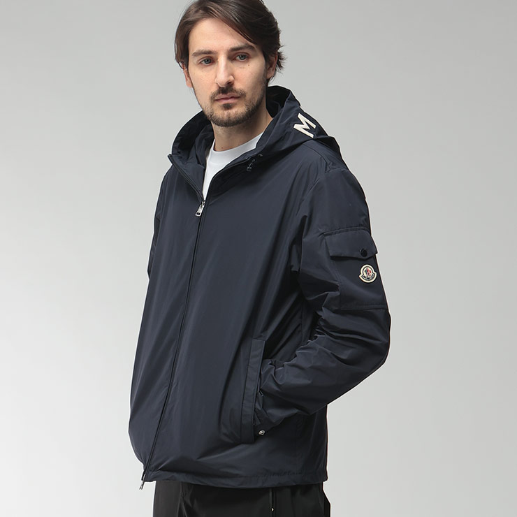 モンクレール MONCLER メンズ ジャケット フードロゴ フルジップ パーカー MCSASSIERE6 ブランド アウター ブルゾン フード 春 秋|大きいサイズのサカゼン