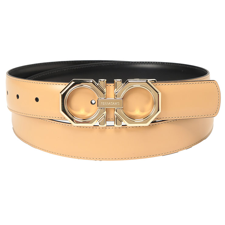 サルヴァトーレフェラガモ Salvatore Ferragamo メンズ ベルト リバーシブル ピンバック FG670266 ブランド ベルト フォーマル カジュアル レザー ギフト