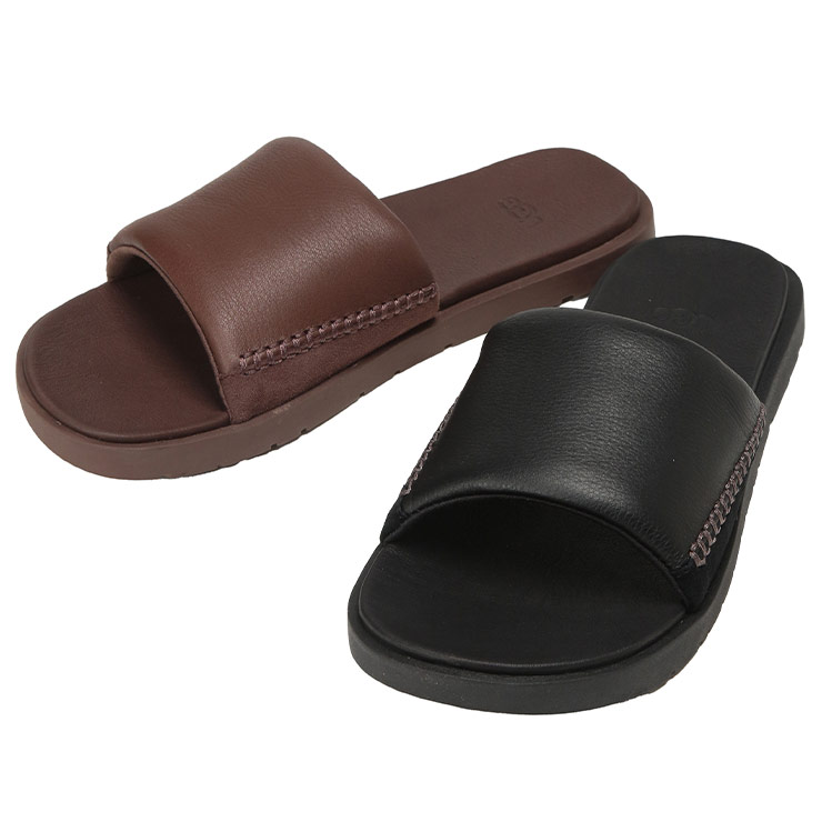 アグ UGG メンズ サンダル レザー スライドサンダル SEASIDE II SLIDE UGG1166593 ブランド 靴 シューズ シャワーサンダル フラット 春 夏