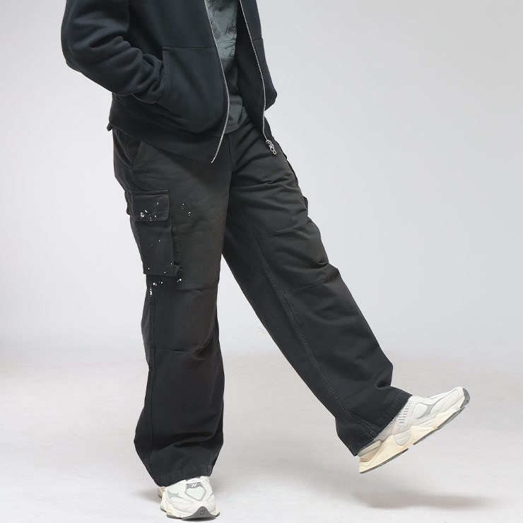 アワーレガシー OUR LEGACY メンズ カーゴパンツ ペイント ジップフライ ポケット パンツ Nebula Wash OLM2264MCJH ブランド ボトムス ワークパンツ ミリタリー|大きいサイズのサカゼン
