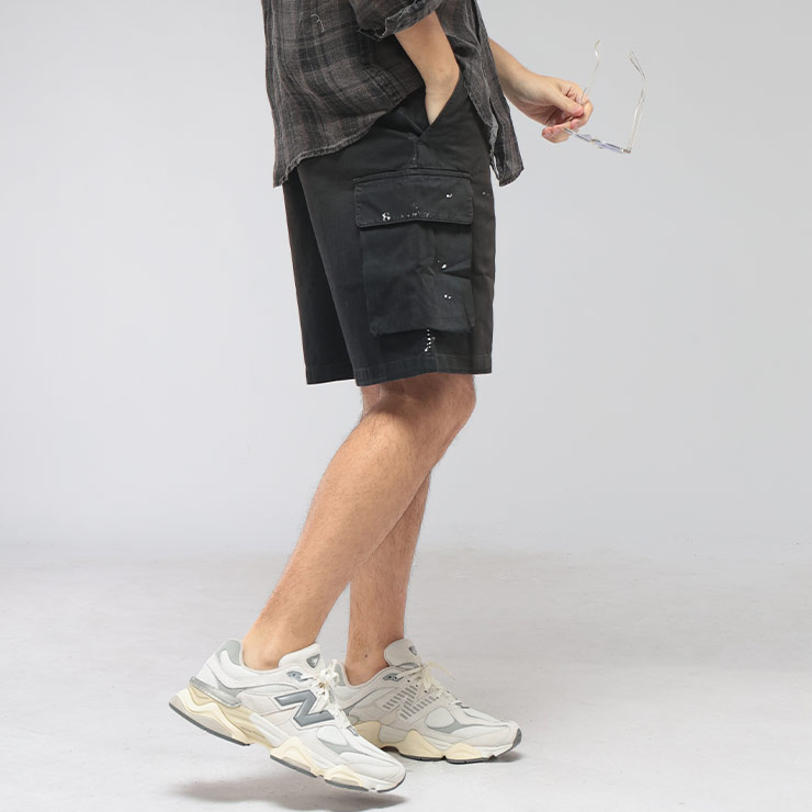 アワーレガシー OUR LEGACY メンズ ショートパンツ ペイント ジップフライ カーゴ ショーツ Nebula Wash OLM2264MSJH ブランド ボトムス ポケット ミリタリー 春 夏 43,494円