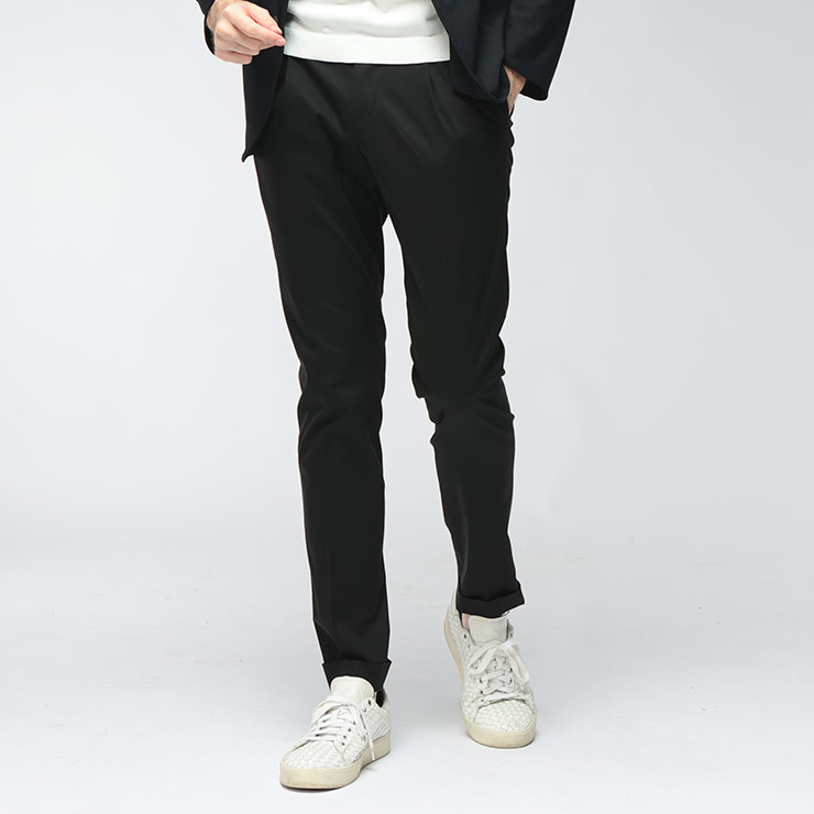 ピーティートリノ PT TORINO メンズ スラックス シルコチーノ MASTER FIT シルク混 ワンタック ストレッチ スリム パンツ PTCOASMAZASD80 ブランド ボトムス 細身 スラックス 28,529円