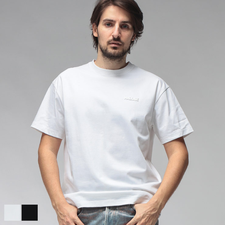マッカージュ MACKAGE メンズ Tシャツ 半袖 MKGTEER6胸ロゴ クルーネック カットソー ブランド トップス コットン シンプル 春 夏｜大きいサイズのサカゼン