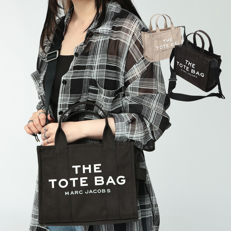 マークジェイコブス レディース トートバッグ MARC JACOBS スモール キャンバス THE TOTO BAG ザトートバッグ ジップ開閉 ショルダーバッグ 2WAY MJLM0016493 ブランド 鞄 バッグ｜大きいサイズのサカゼン