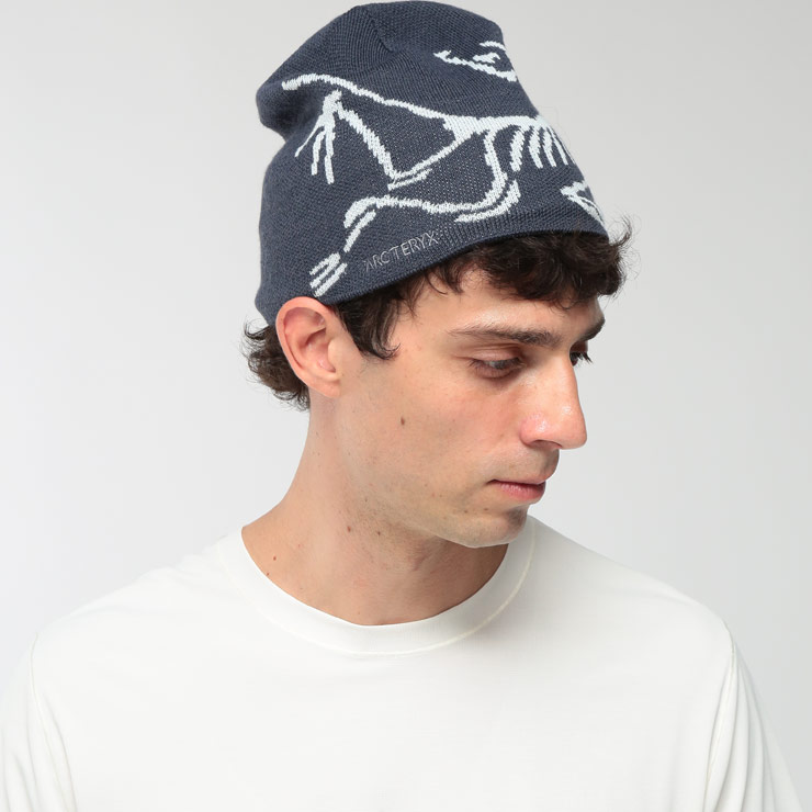 アークテリクス メンズ ニットキャップ ARC'TERYX 裏フリース BIGロゴ ニット帽 BIRD HEAD TOQUE ARCX000006756 ブランド 帽子 ニット ビーニー キャップ スポーツ レジャー 秋 冬|大きいサイズのサカゼン