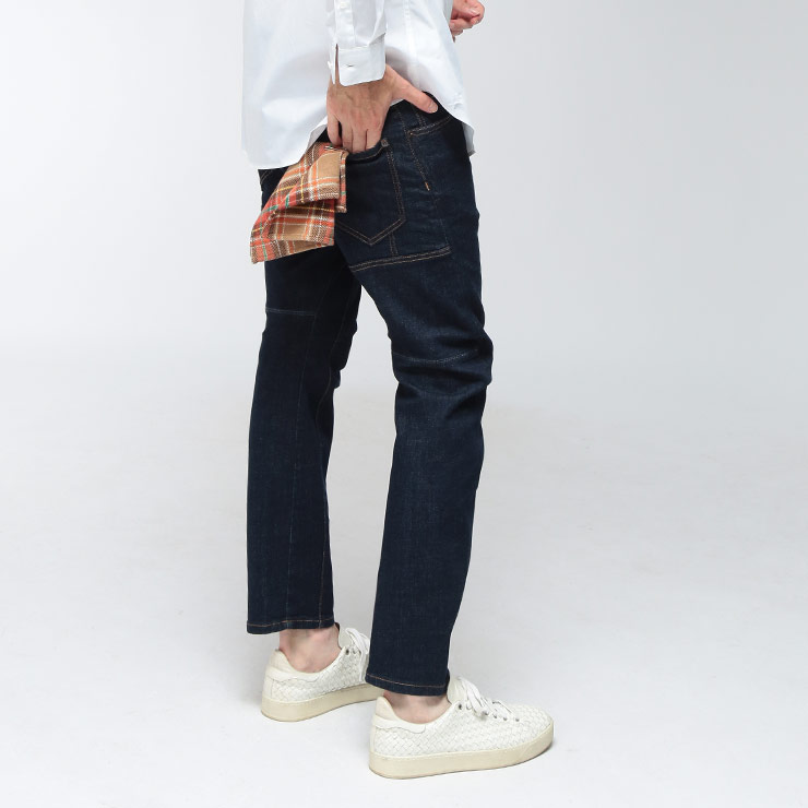ディースクエアード メンズ デニムパンツ DSQUARED2 ストレッチコットン ダークウォッシュ NEW BIKER スキニージーンズ D2LB2009S30664 ブランド ボトムス ジーパン スキニー カジュアル｜大きいサイズのサカゼン