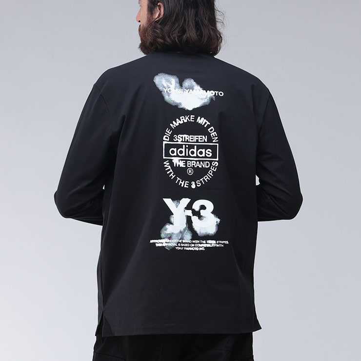 楽天市場】Y-3 ワイスリー フラワーグラフィック ロンT IN4351