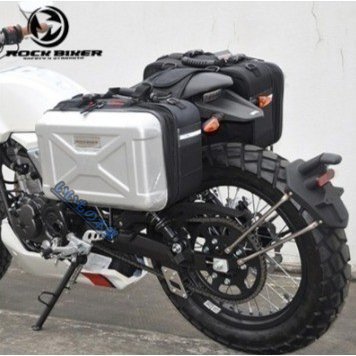 73 以上節約 リアボックス バイクおしゃれ Rock Biker アルミケース テールボックスリアボックス Fucoa Cl