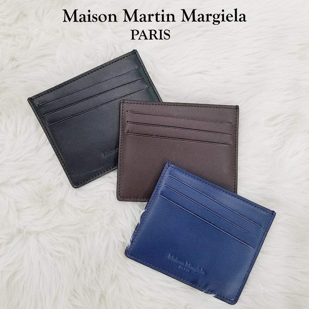 MAISON MARGIELA｜住み家 マルジェラ 4編み目 歌留多 保持者 金入れ S35UI0432 なおなお書き935 歌留多 容れもの ウォレット 定期 集積回路歌留多 名刺 後ばらい 入れ レディース メンズ 通行手形容れもの ミニ 金入れ 本革 編み目 イタリア製 【貨物輸送無料】【外国で通信販売】【定め事品】