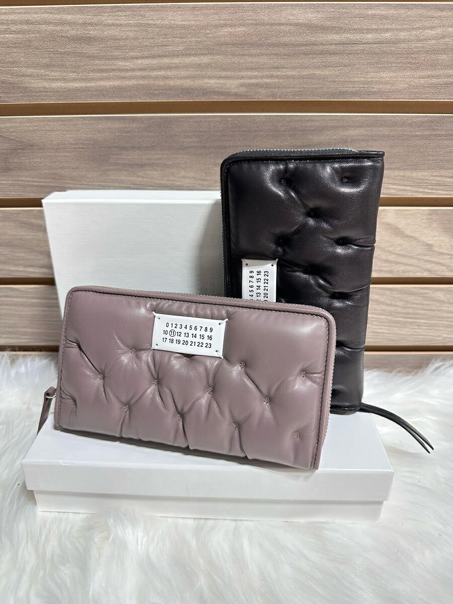 MAISON MARGIELA｜メゾン マルジェラ グラムスラム ナパ レザー ロングウォレット ジップアラウンド ブラック SA1UI0030 P6434 T8013 イタリア製 財布 カード入れ 贈り物 プレゼント【送料無料】【海外通販】【正規品】