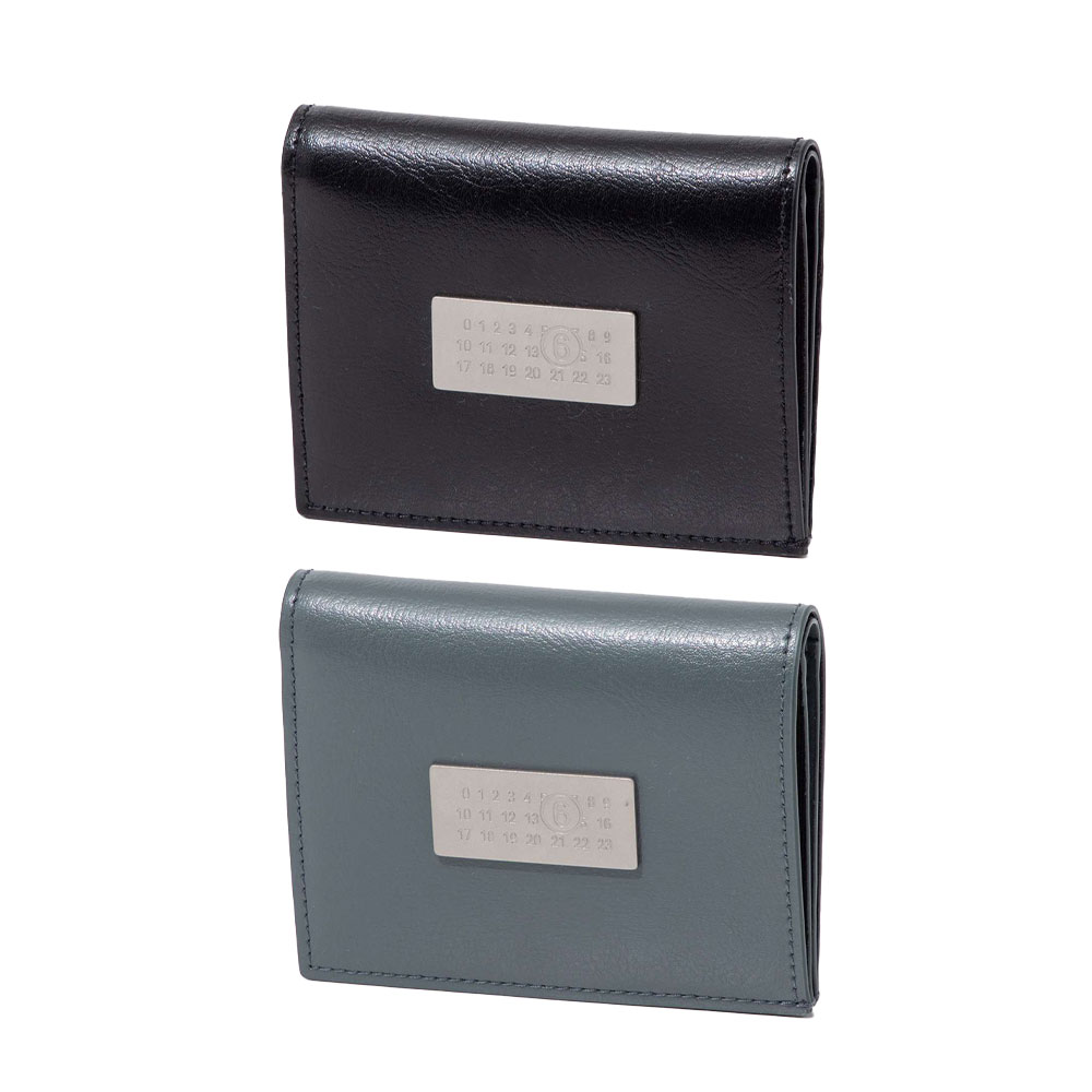 MM6 MAISON MARGIELA｜ エムエムシックス メゾンマルジェラ NUMERIC BIFOLD WALLET 二つ折り紙入れ SA5UI0015 P6692 ミニサイズ 男女兼用【貨物輸送無料】【関税なし】【外国で通信販売】【置き目品】