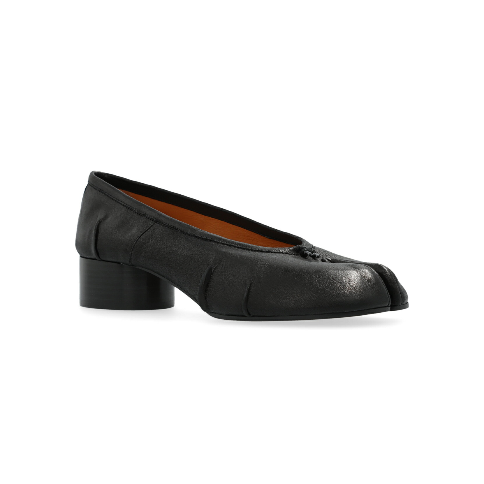 MAISON MARGIELA｜メゾンマルジェラ TABI NEW BALLERINA レディース 足袋 パンプス バレーシューズ なめし革 黒いこと 3珊踵 イタリア製 S58WZ0128 P6378【貨物輸送無料】【関税なし】【外国で通信販売】【定め事品】