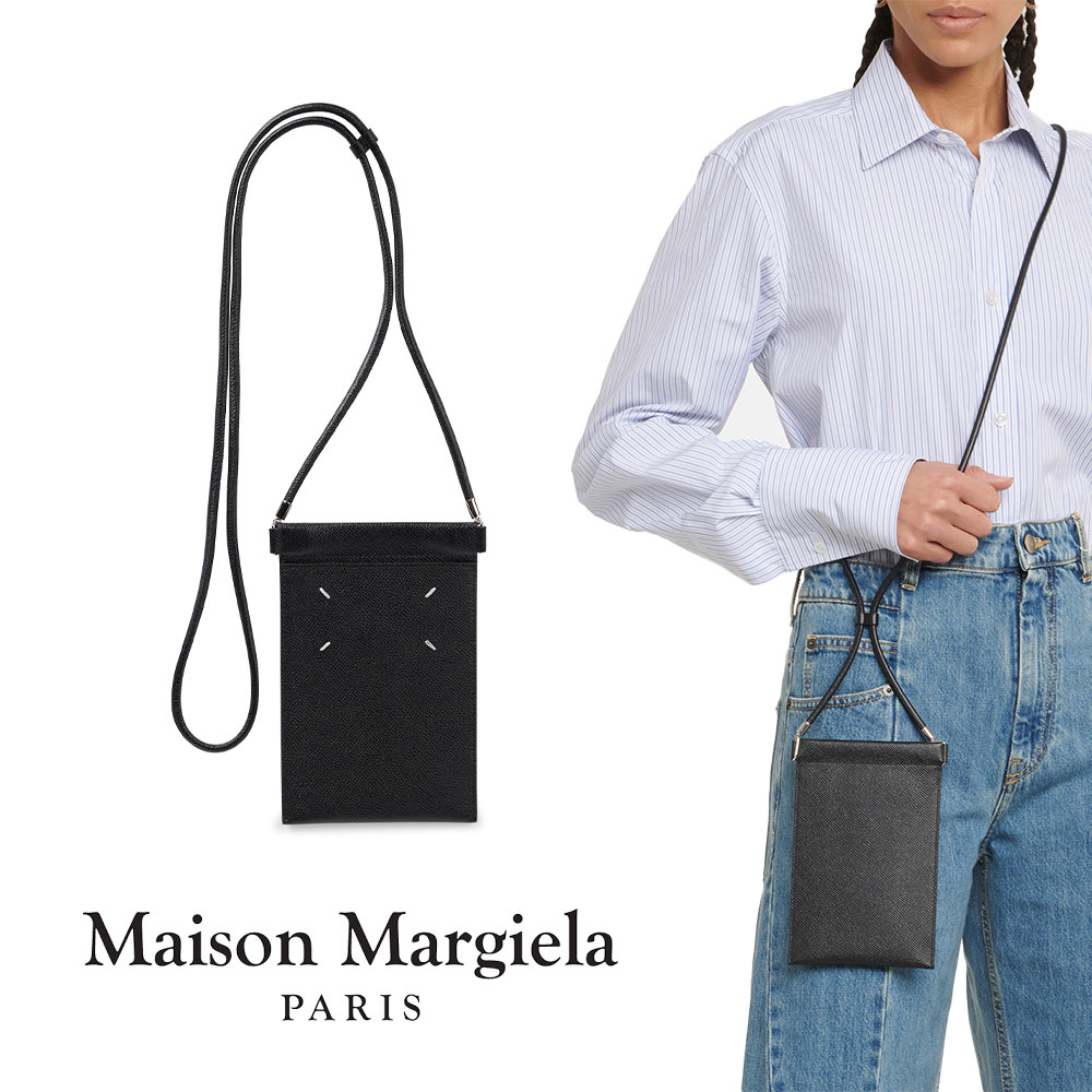 ○新品/正規品○ MAISON MARGIELA ロゴ ネックストラップ - キーホルダー