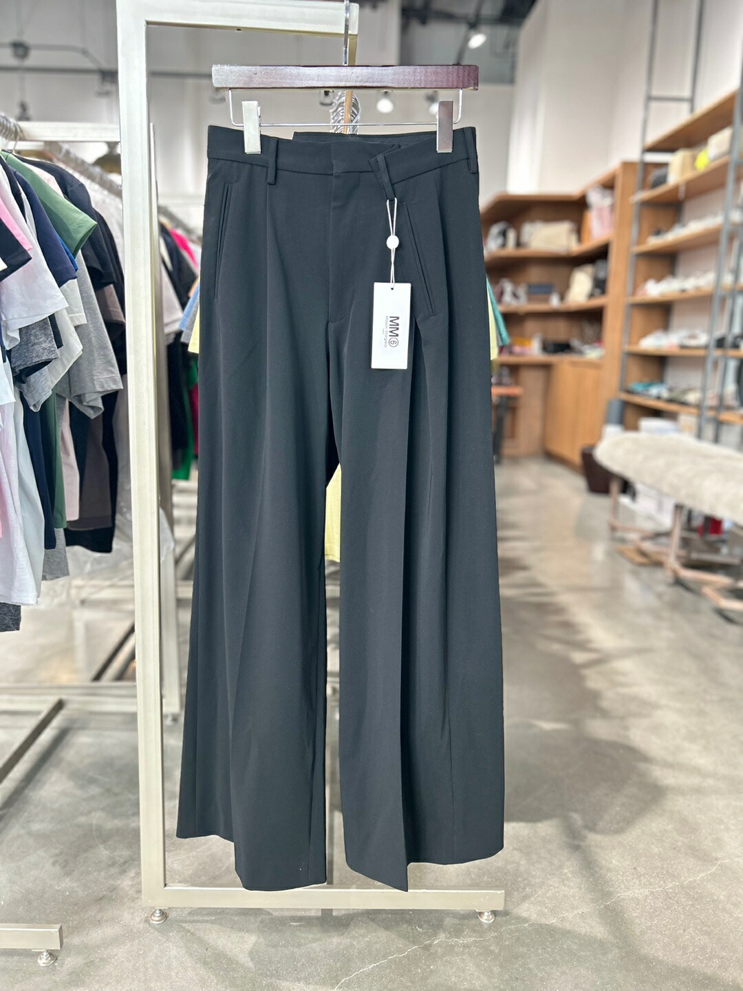 楽天市場】MM6 エムエムシックス メゾンマルジェラ ワイドパンツ