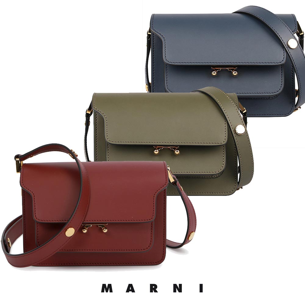 マルニ　TRUNK ミディアムバッグ 楽天市場】MARNI マルニ ショルダーバッグ TRUNK MEDIA トランク