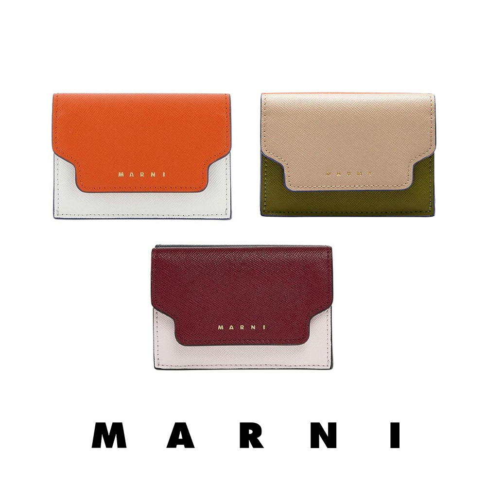 楽天市場】MARNI｜マルニ サフィアーノジップ付きカードケース