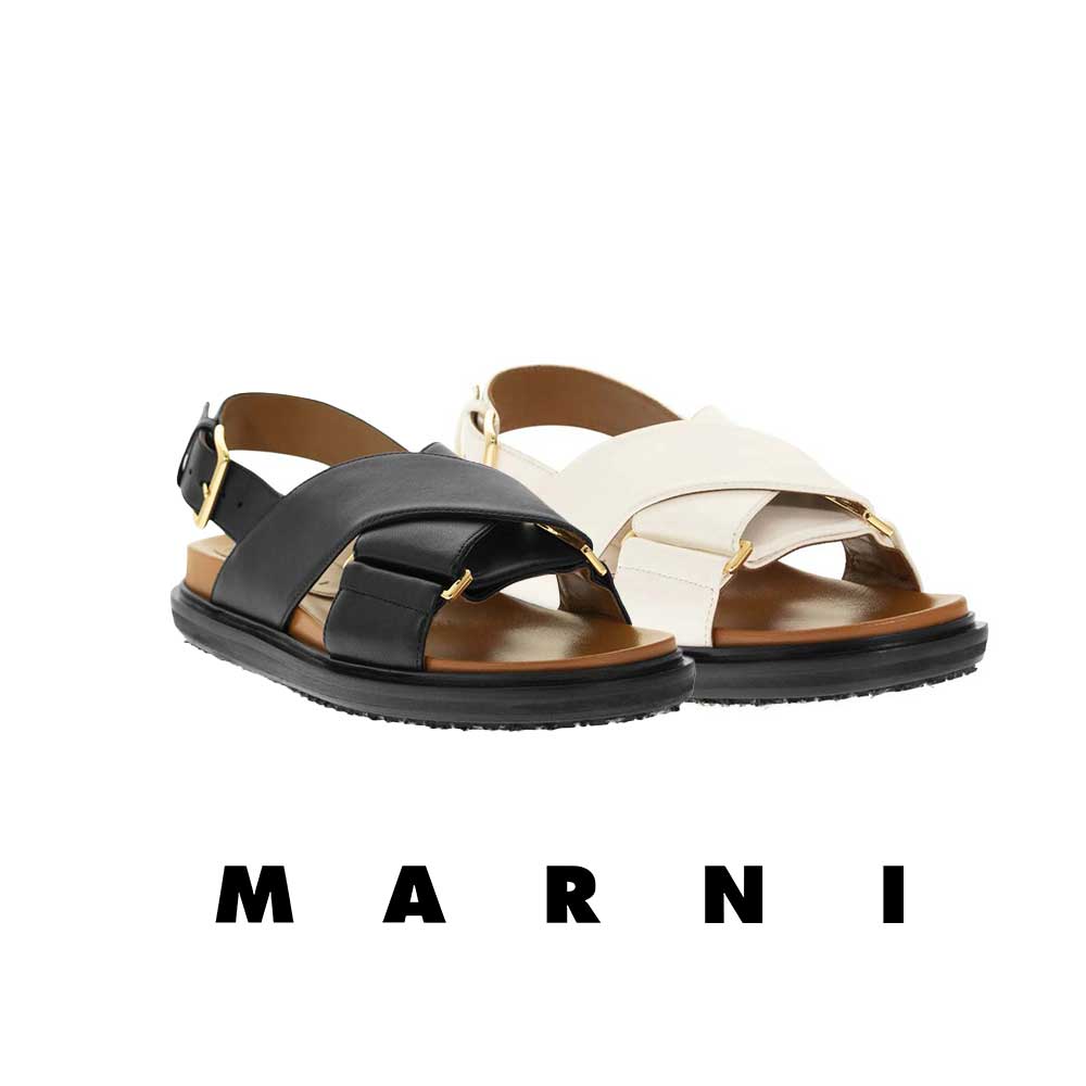 MARNI マルニ クロスストラップサンダル | labiela.com