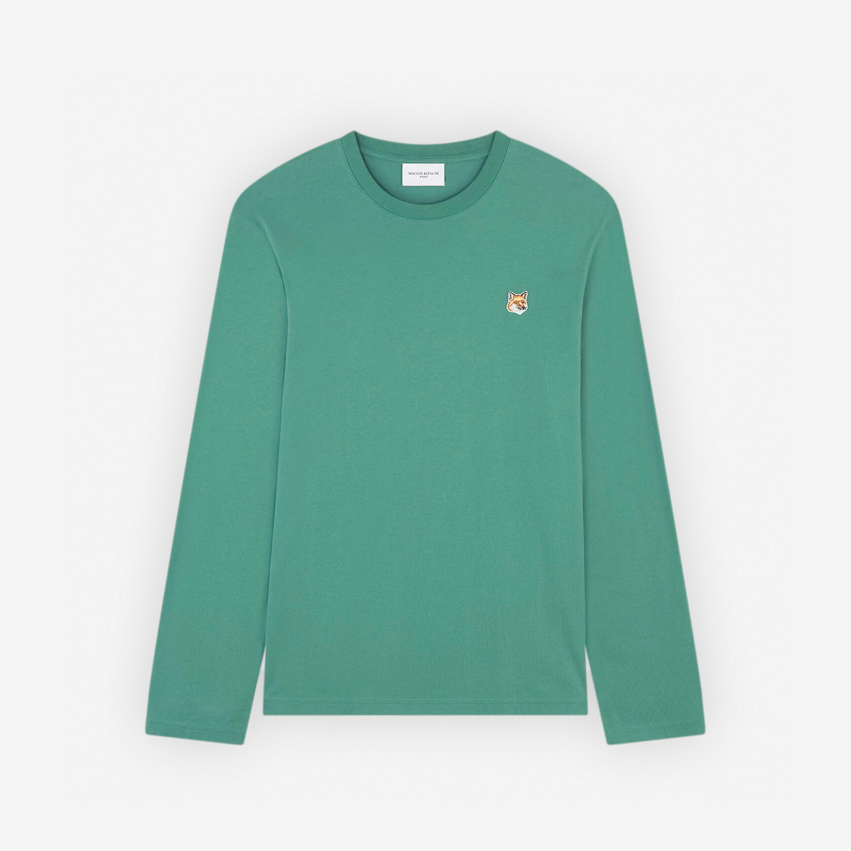 Maison Kitsune｜メゾンキツネ FOX HEAD PATCH 稲荷上端 継ぎ切れ  レギュラープルオーバー LM00108KJ0008  男女兼用 unisex レディース メンズ【貨物輸送無料】【外国で通信販売】【定まり品】