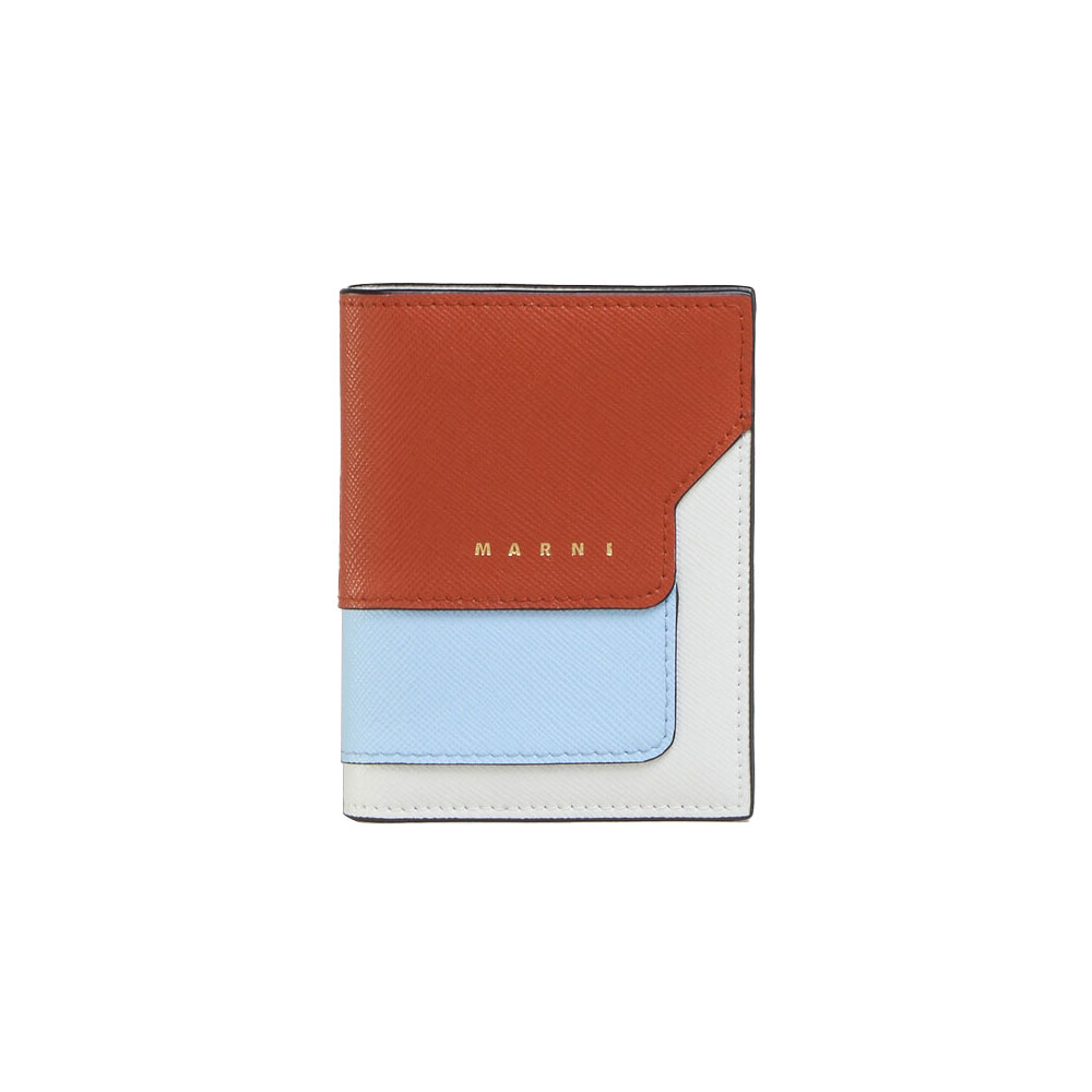 MARNI(マルニ) ロゴ カード ホルダー [正規品/関税込] MARNI(マルニ)｜MENDING ハンドステッチロゴカードホルダー