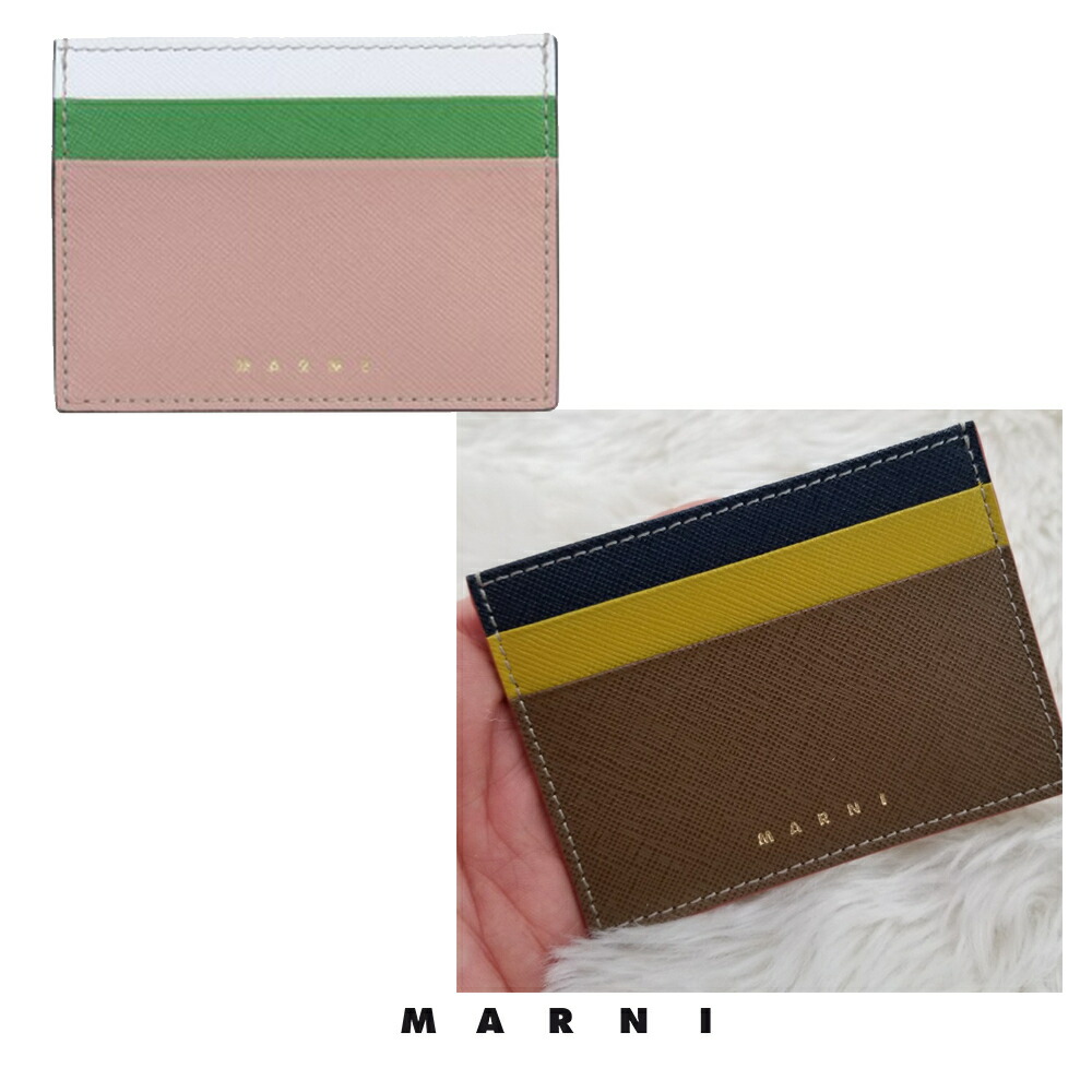 MARNI｜マルニ サフィアーノ 歌留多容れもの 歌留多 金入れ PFMOQ04U21 LV520【貨物輸送無料】【関税なし】【外国で通信販売】【定め事品】