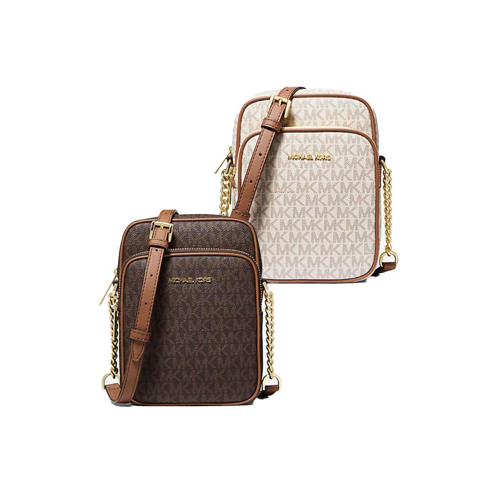 MICHAEL KORS｜マイケルコース JET SET TRAVEL クロスボディバッグ 35F1GTVC2B ショルダーバッグ レディース 斜めがけ 小さめ 軽量 通勤 デイリー ポーチ付き ギフト ファスナー式 おしゃれ【アウトレット】【送料無料】【海外通販】