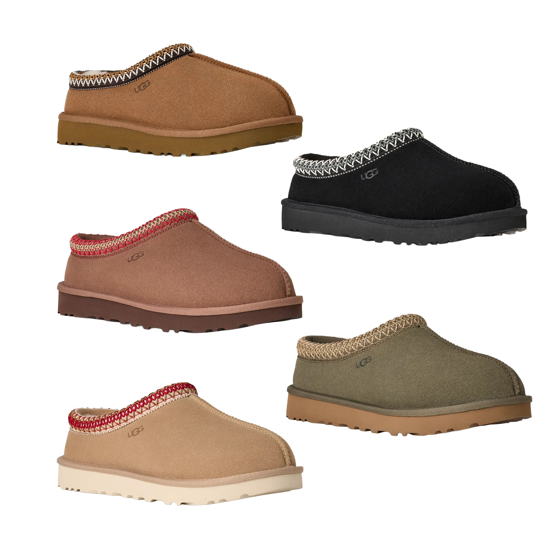 UGG｜アグ レディース タスマン II 家庭用スリッパ シープスキン x スエードクロス 室内外兼用 シューズ 1174470 冬  防寒 生あたたかい 靴 生まれ落ちる日差し上げ物 差し上げ物【貨物輸送無料】【関税なし】【外国で通信販売】【定まり品】