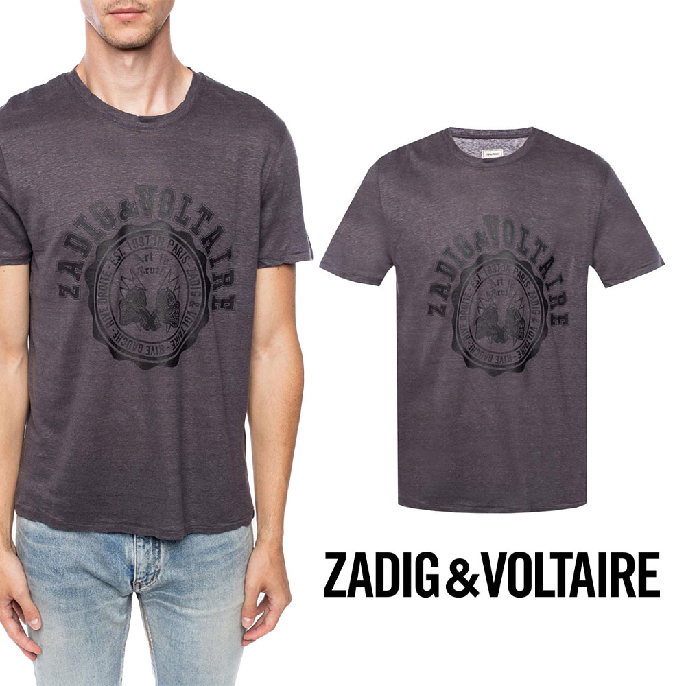 ZADIG & VOLTAIRE｜MONAS メンズ 長袖Tシャツ SETS7410H 楽天市場】ZADIG & VOLTAIRE｜ザディグ エ ヴォルテール MONAS