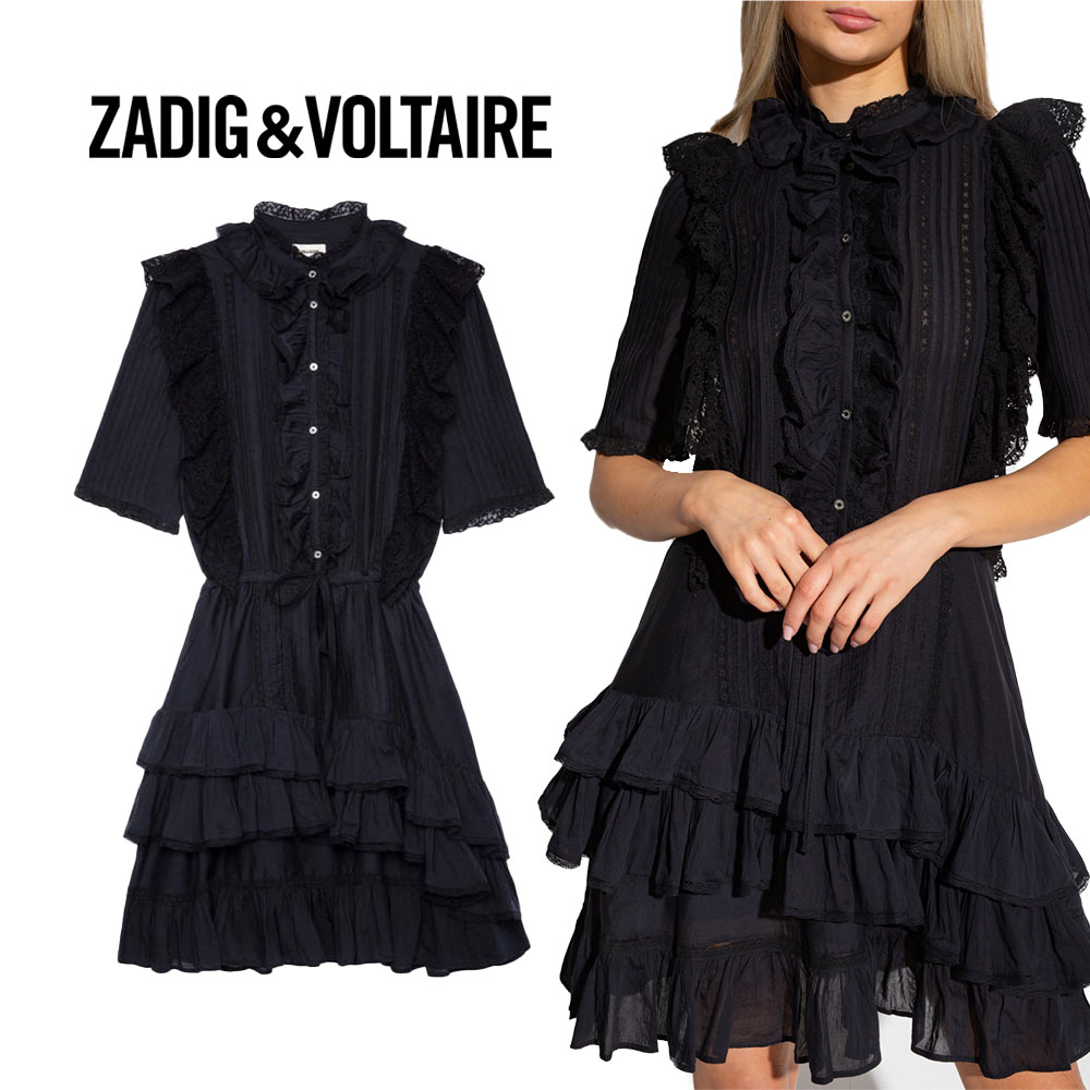 中古】 ZADIG VOLTAIRE ザディグ エ ヴォルテール Ranky' dress