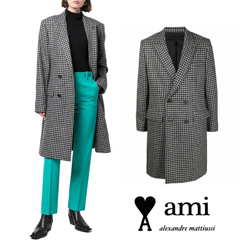 AMI PARIS｜アミパリ レディース テーラード ロング コート AMI PARIS(アミ パリス) コート(レディース) - 海外通販のBUYMA