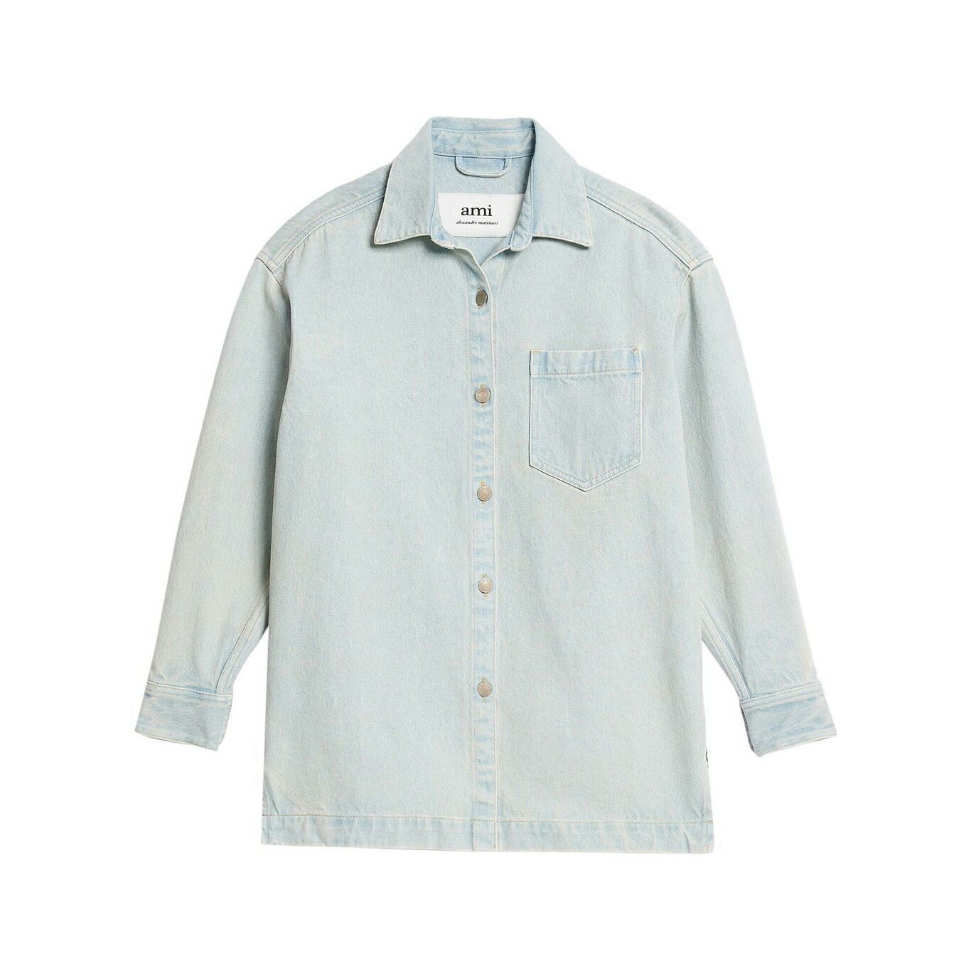 【美品】アミパリス デニム シャツ　Lサイズ 楽天市場】AMI PARIS アミ パリス Ami Denim Shirts デニム