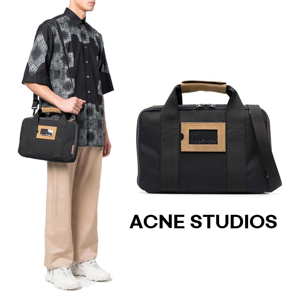 Acne Studios シャイニートートバッグ Acne Studios シャイニートートバッグ ブラック - メルカリ