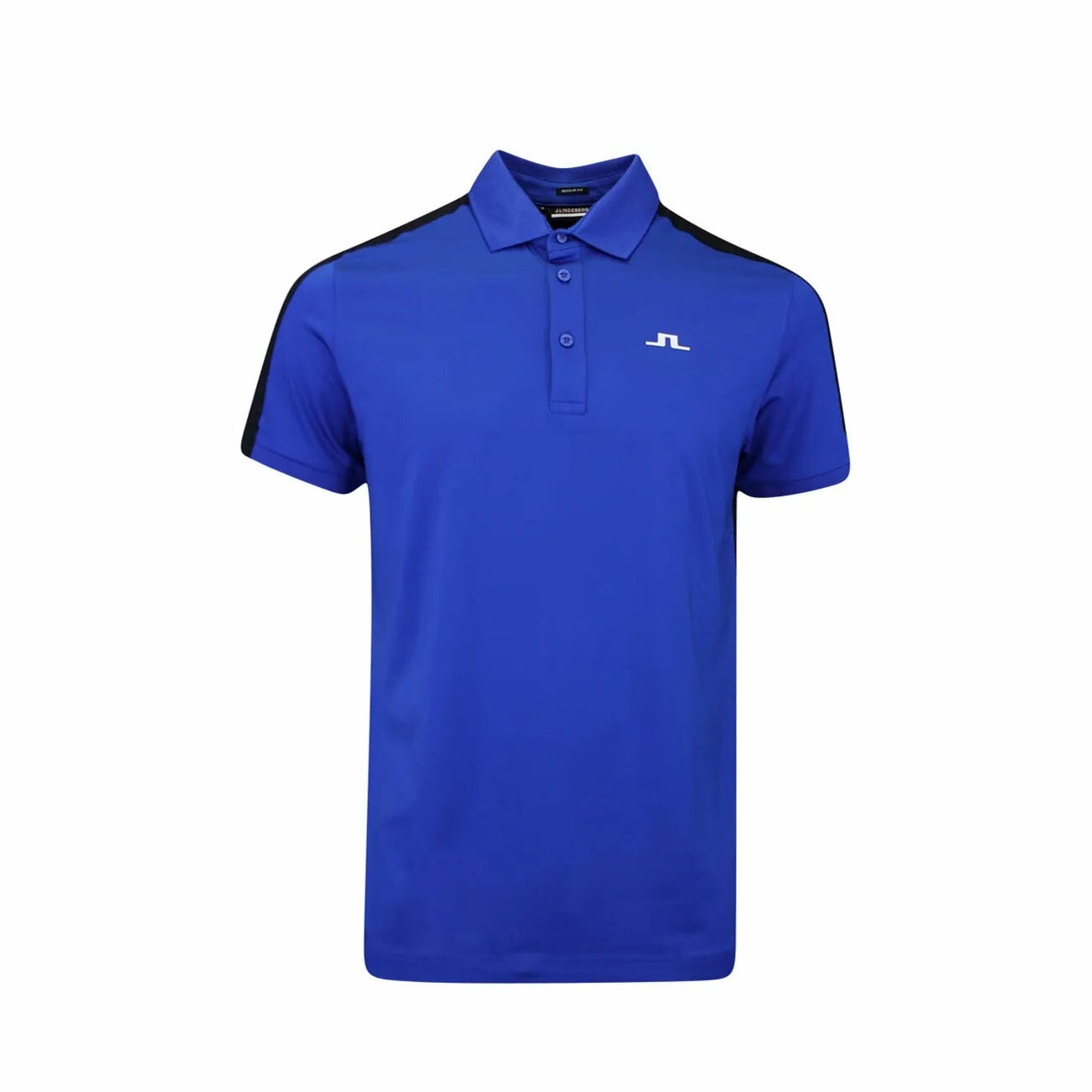 J.LINDEBERG|ジェイリンドバーグ メンズ ゴルフ ポロシャツ HANS REGULAR FIT POLO SHIRT GMJT08586 吸湿速乾 ストレッチ リブ襟 ブリッジロゴ 半袖【送料無料】【関税なし】【海外通販】【正規品】|BTNC
