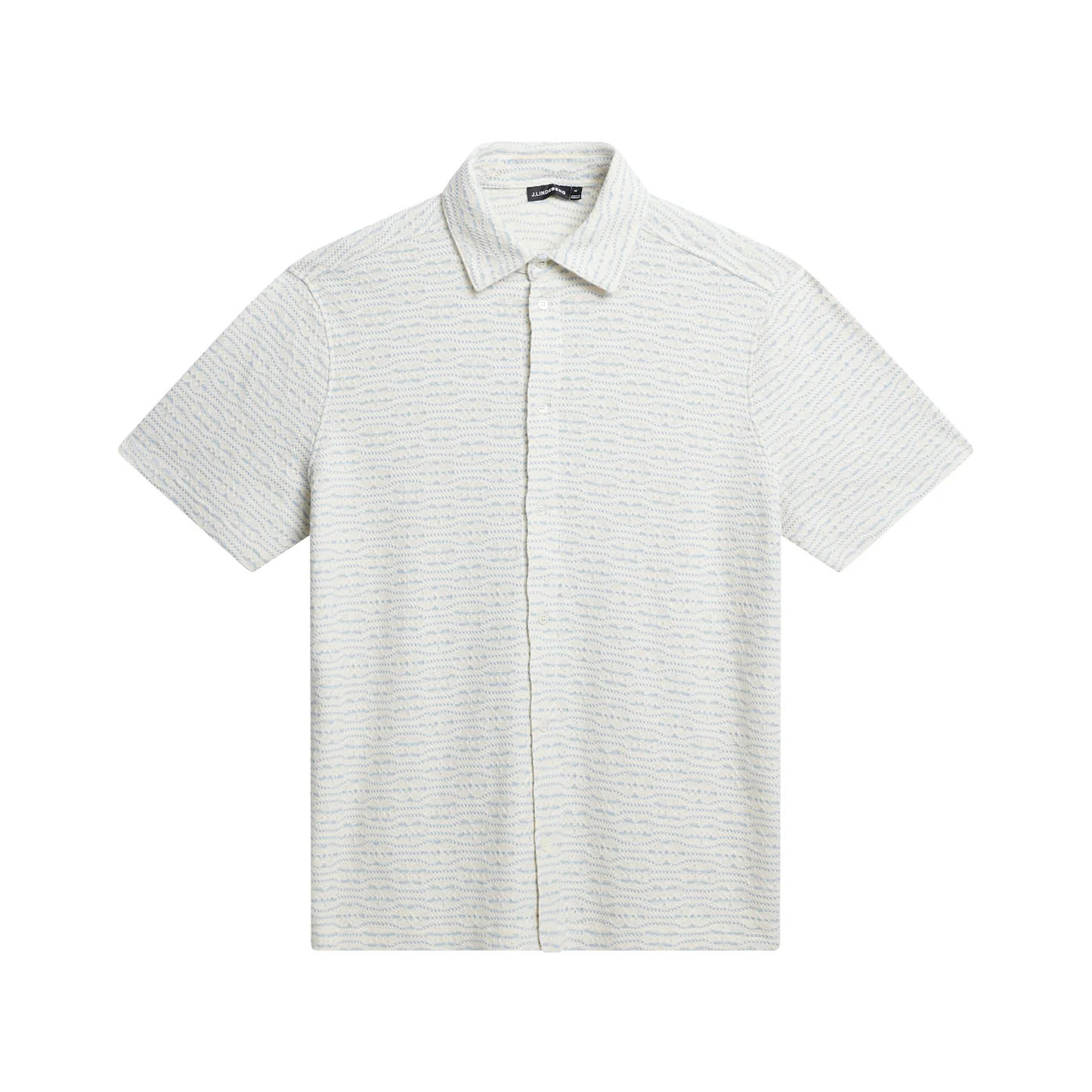 J.LINDEBERG｜ジェイリンドバーグ Torpa Structure Shirt メンズ ティーシャツ ボクシーフィット ラグラン衣袂 BCI綿織物 ティーシャツ原料品 FMJS11478【貨物輸送無料】【関税なし】【外国で通信販売】【定まり品】