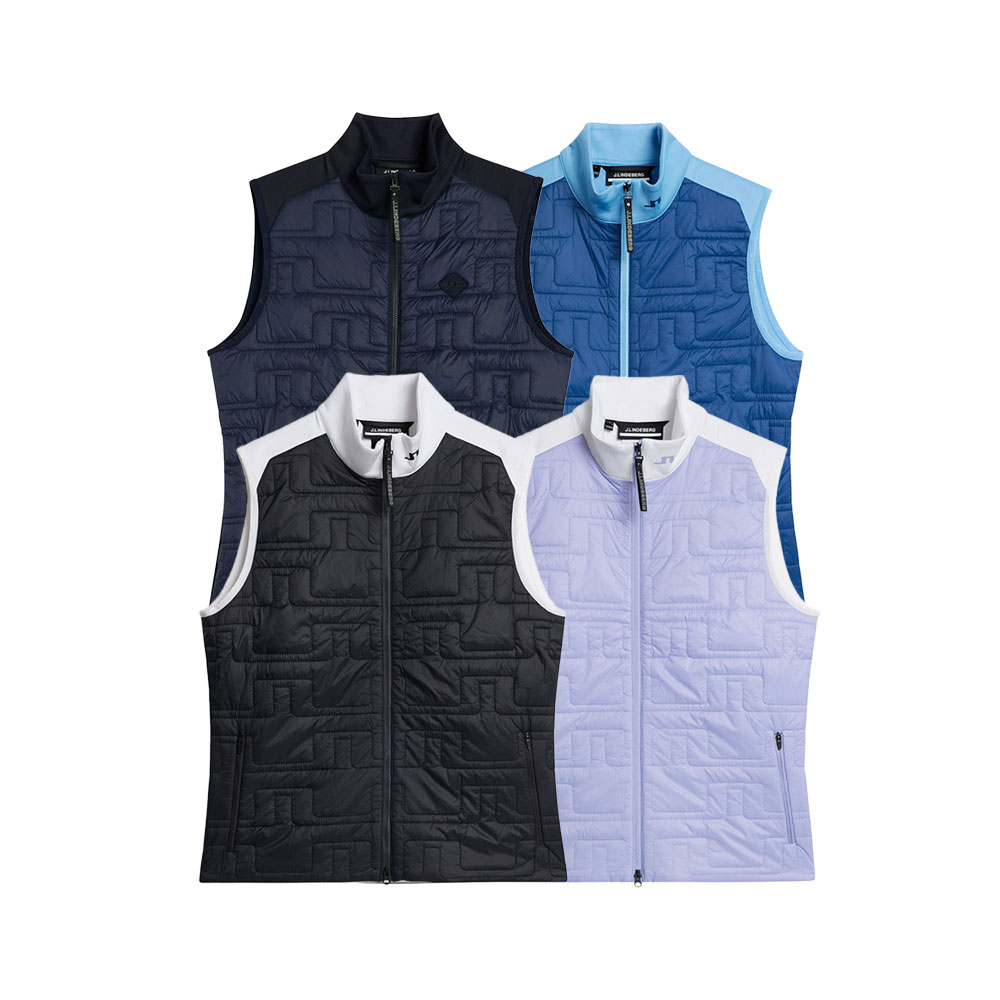 J.LINDEBERG｜ジェイリンドバーグ レディース ゴルフ W QUILT HYBRID VEST 上衣 アウター AWOW09101 レディース流行り物 相応うネス 【貨物輸送無料】【関税なし】【外国で通信販売】【定め事品】