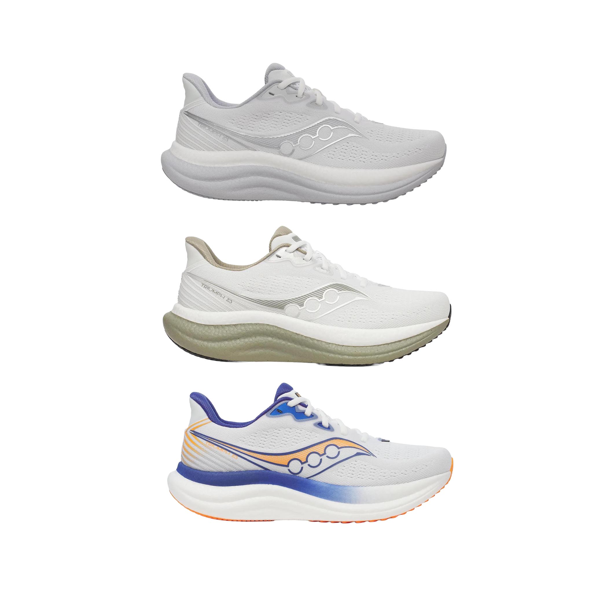 SAUCONY｜TRIUMPH 23 メンズ 駈けっくらシューズ PWRRUN PB 高手向かい 座布団 軽さ メッシュ S21023【貨物輸送無料】【関税なし】【外国で通信販売】【置き目品】
