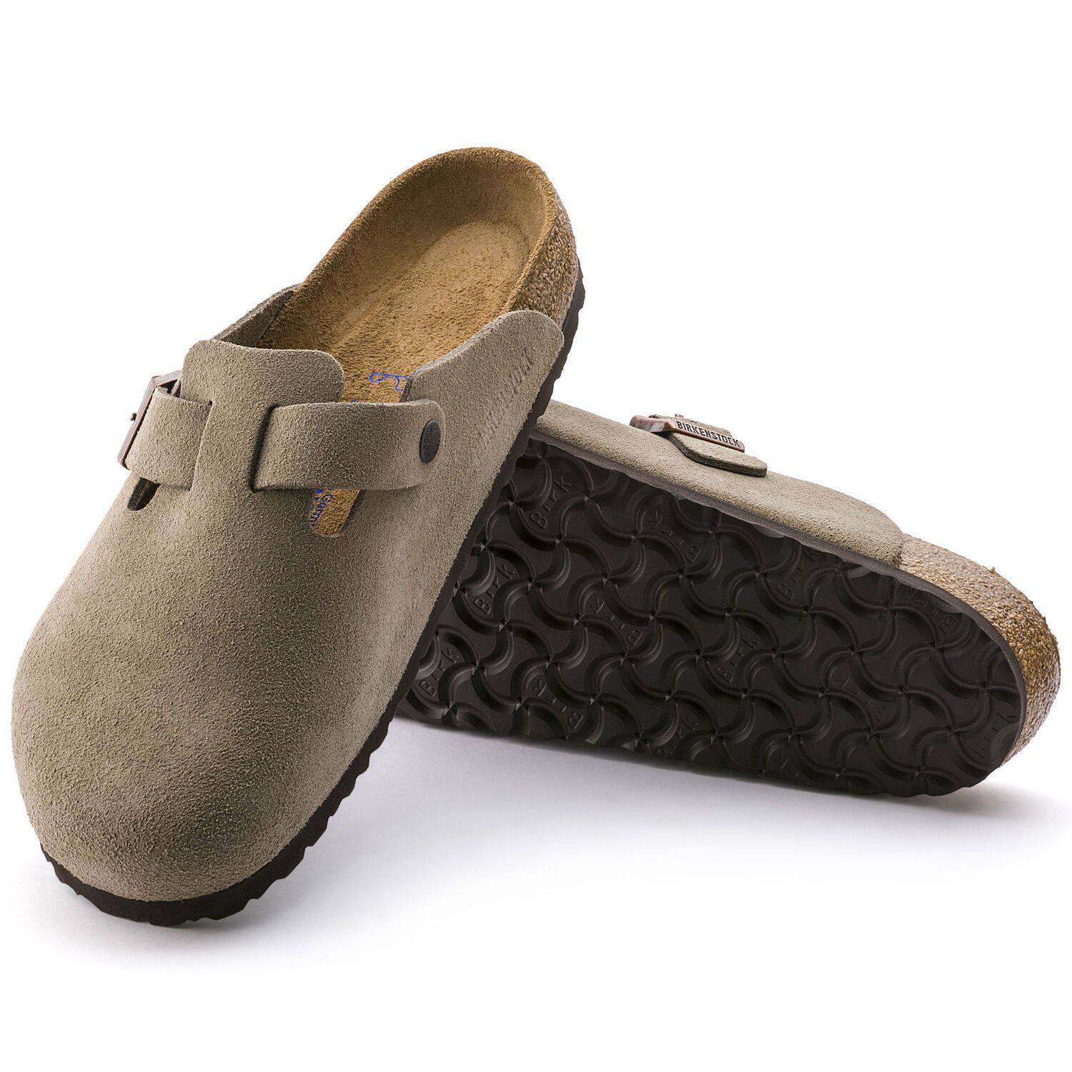 BIRKENSTOCK｜ビルケンシュトック BOSTON クロッグ サンダル メンズ レディース スエードクロス コルクフットベッド ＦＲＧ製 560771 560773【貨物輸送無料】【関税なし】【外国で通信販売】【定まり品】