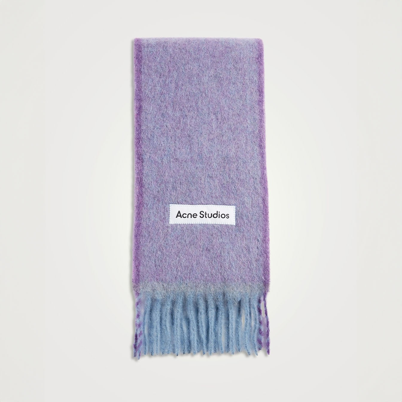 紫　パープル　カラー acne studios アクネ モヘア　マフラー Acne Studios(アクネストゥディオズ) mohair check scarf モヘア