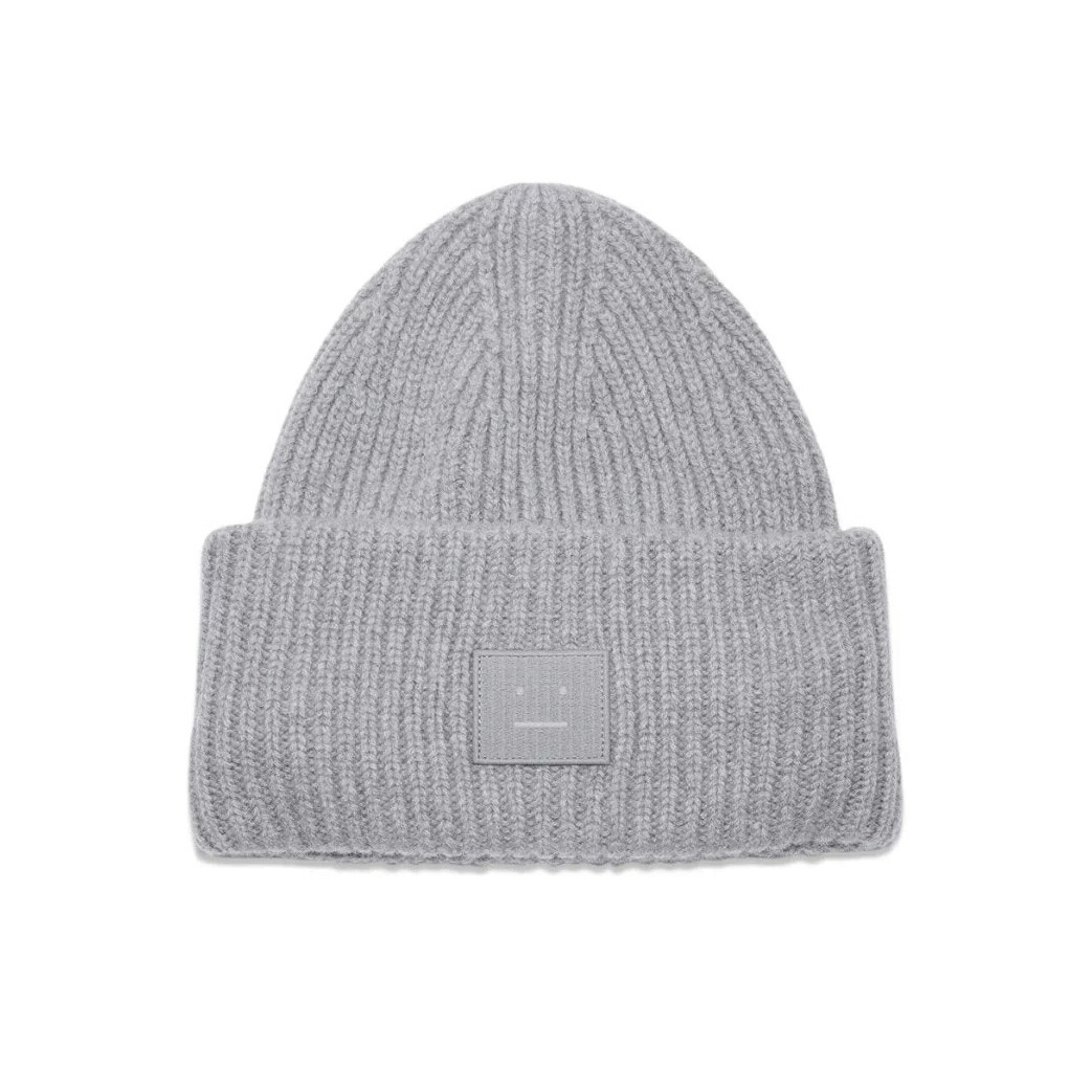 アクネ ブラック ニット帽 ブラック（黒）系 Acne Studios(アクネストゥディオス) ニット