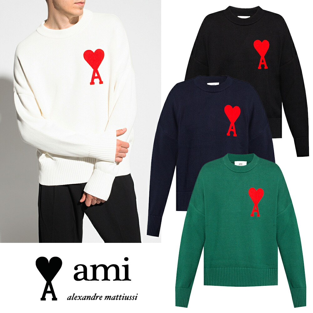 【楽天市場】AMI PARIS｜アミパリ ビックハートロゴ入り オーバー