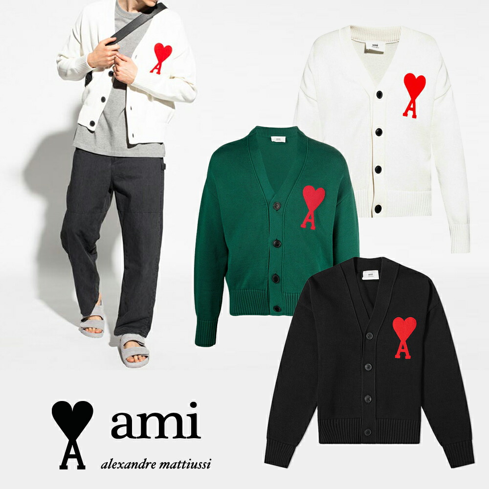 楽天市場】AMI PARIS｜アミパリ ビックハートロゴ入り オーバー