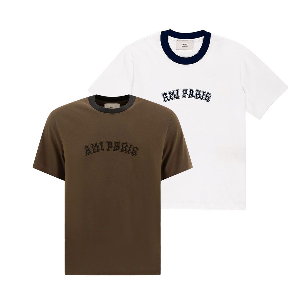 楽天市場】AMI PARIS｜アミパリ 男女兼用 ロゴ入り Tシャツ
