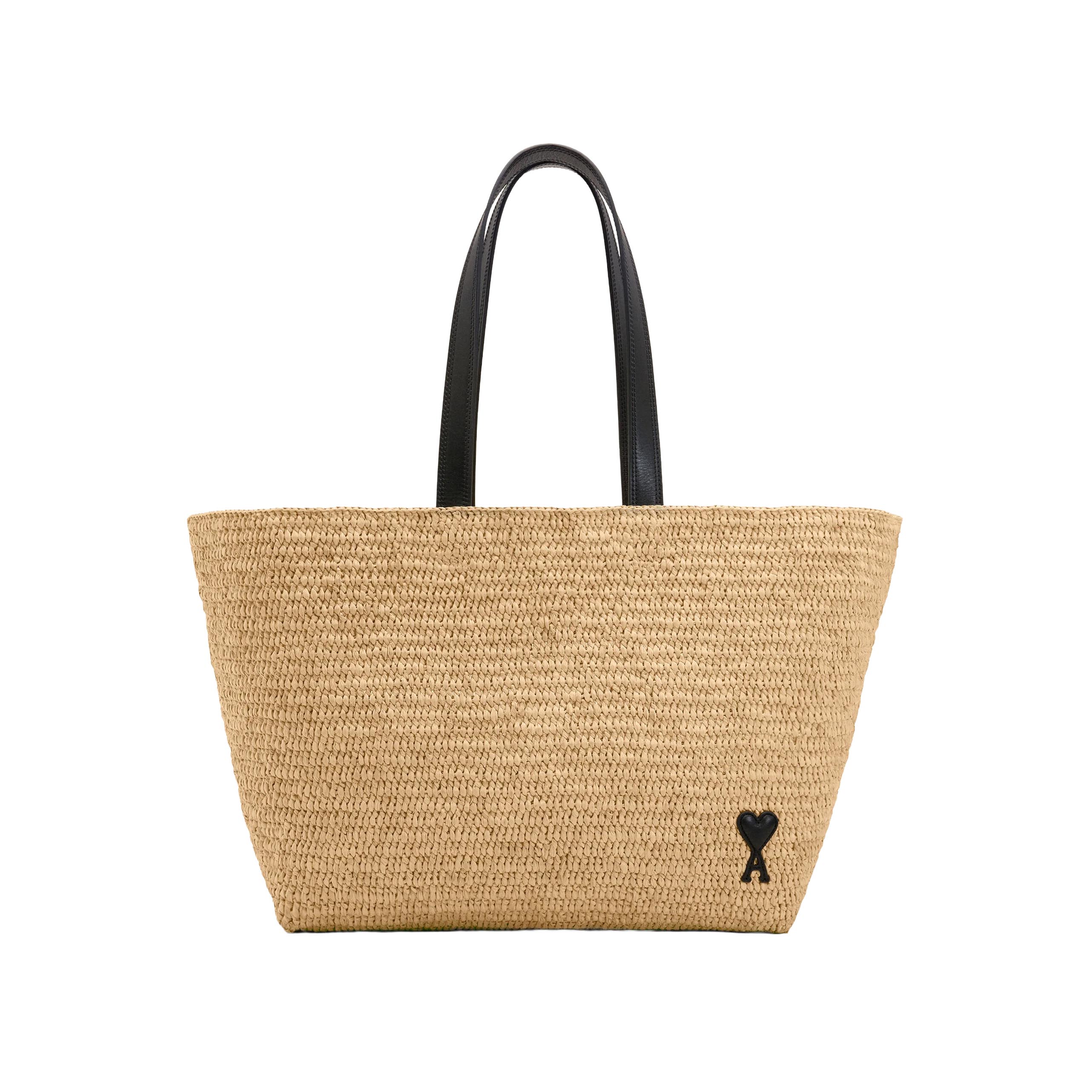 AMI PARIS｜アミパリ アミパリス ラフィア Ami de Coeur トートバッグ レディース メンズ ショッピングバッグ NATURAL ULL740 AW0036【送料無料】【海外通販】【正規品】