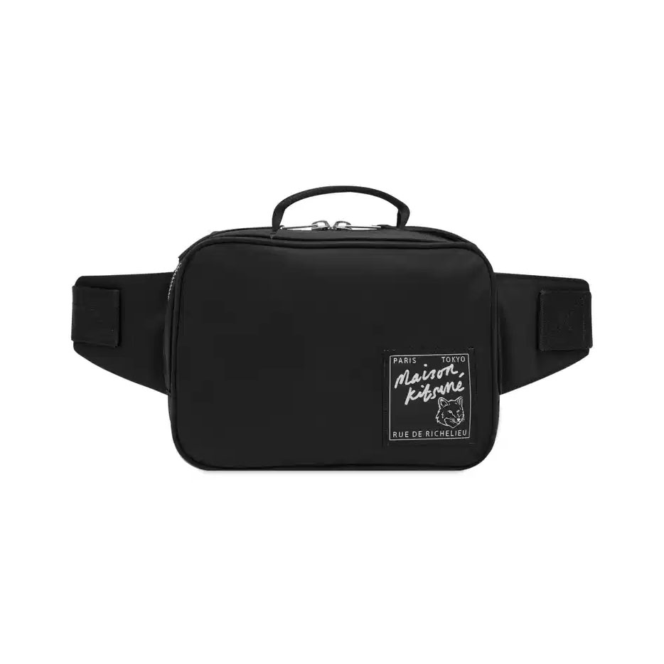 メゾンキツネ ナイロン製バムバッグ ロゴ入り ウエスト ポーチ