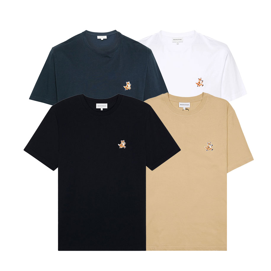 MAISON KITSUNE｜グラフィック Tシャツ MM00120KJ0118 楽天市場】Maison Kitsune｜メゾンキツネ SURFING FOXES COMFORT