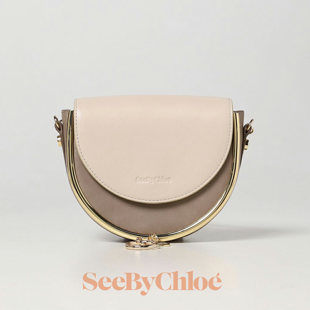 SEE BY CHLOE｜シーバイクロエ TRACOLLA MARA SHOULDER BAG ショルダーバック クロスボディバッグ CHS20USA57630 肩部  肩かけ 曲がった掛け なめし革 レディース 【貨物輸送無料】【外国で通信販売】【置き目品】