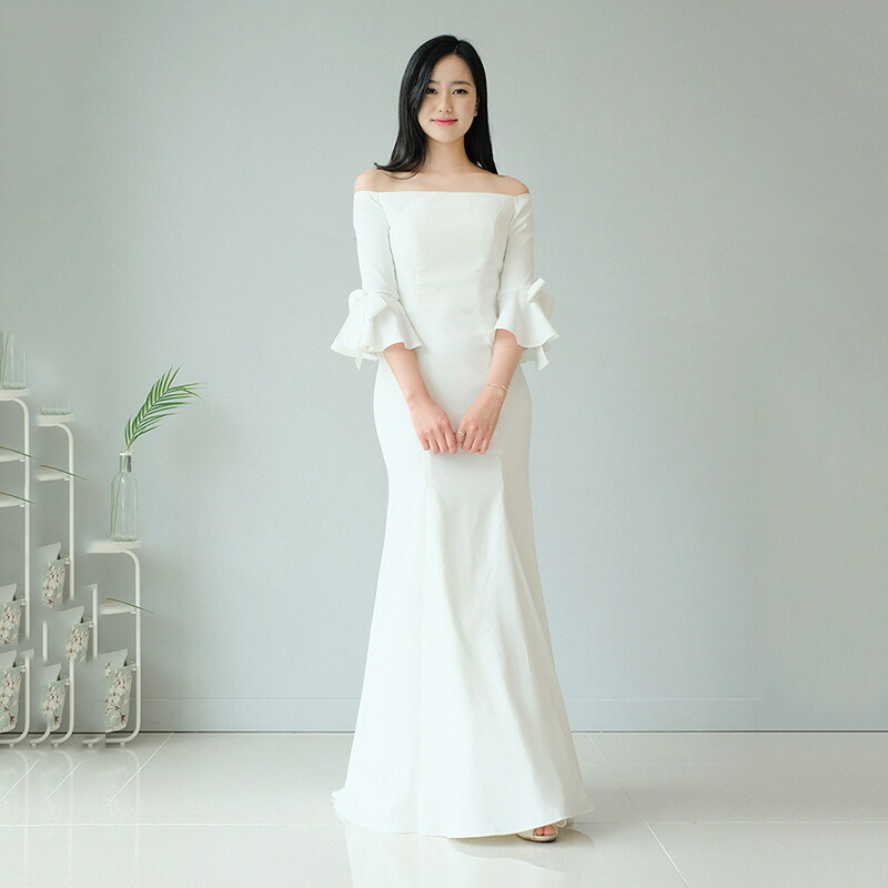 海外挙式ドレス 結婚式 花嫁 ウェディングドレス シンプル ロングドレス 二次会 食事会 マーメイドドレス オフショルダー おしゃれ パーティードレス 着痩せ スレンダーライン 上品大きいサイズ 披露宴 女子会 成人式 フォーマル wedding dress｜TWOCAT