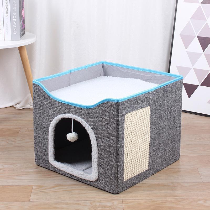 び キャットハウス 折りたたみ ねこハウス 収納便利 おもちゃ 家 ドーム型 寝床 玩具 洗える ソファー ペットベッド ベッド 猫 猫ハウス ドーム