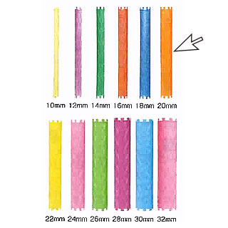 楽天市場】HYP ロングロット26ミリ 6本入 【 パーマ ロッド 美容師